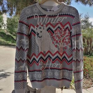 Game of Thrones Winter is Here Christmas Sweater.